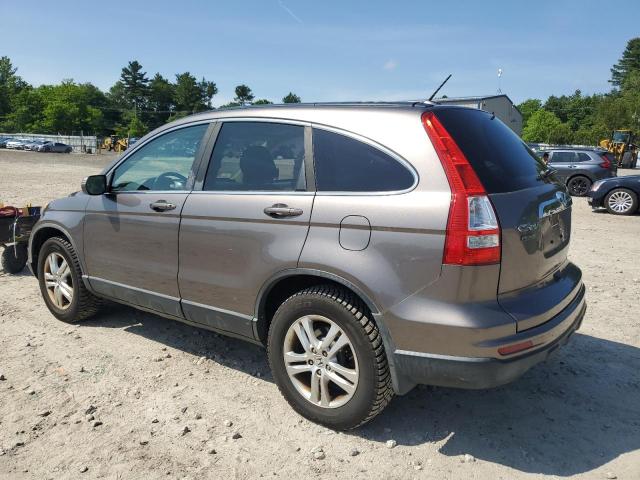 5J6RE4H74AL073738 - 2010 HONDA CR-V EXL 灰色 照片 2
