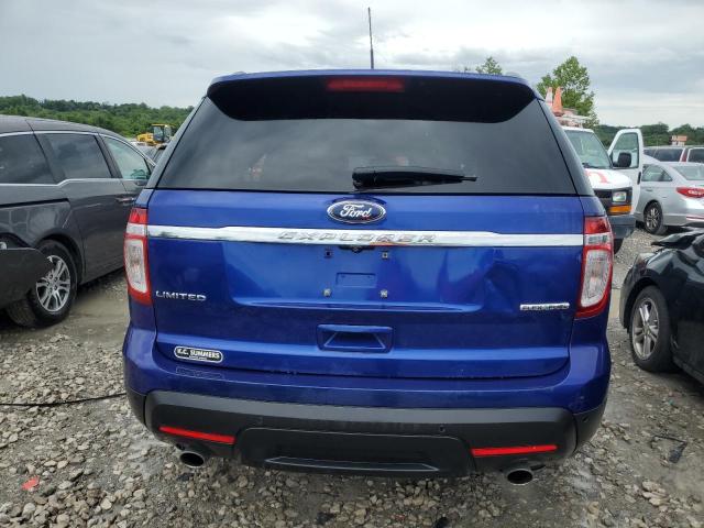 1FM5K7F88EGB73975 - 2014 FORD EXPLORER LIMITED BLUE photo 6