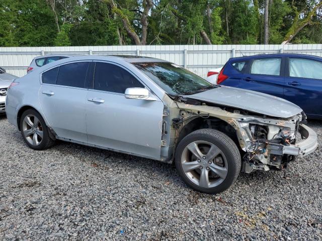 19UUA8F74DA005172 - 2013 ACURA TL ADVANCE SILVER photo 4