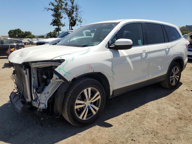 5FNYF6H66HB104101 - 2017 HONDA PILOT EXL WHITE photo 1