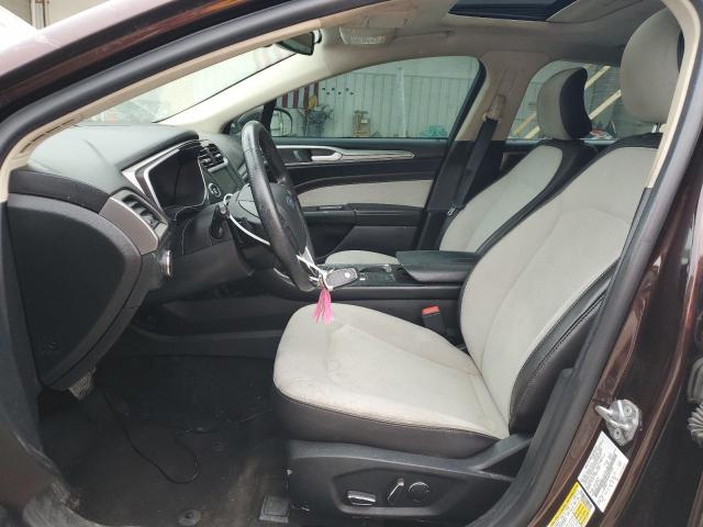 3FA6P0HD3KR172903 - 2019 FORD FUSION SE BROWN photo 7