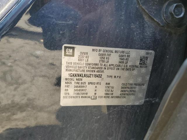 1GKKNKLA9JZ118432 - 2018 GMC ACADIA SLE Bleu photo 13