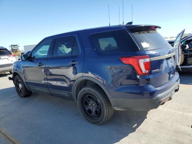 1FM5K8AT5GGA19549 - 2016 FORD EXPLORER POLICE INTERCEPTOR BLUE photo 2