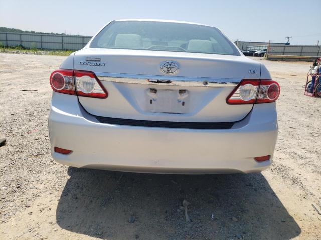 JTDBU4EE2C9179134 - 2012 TOYOTA COROLLA LE BASE SILVER photo 6