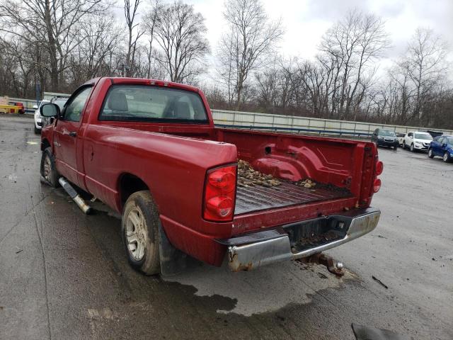 1D7HU16N77J628616 - 2007 DODGE RAM 1500 ST RED photo 3