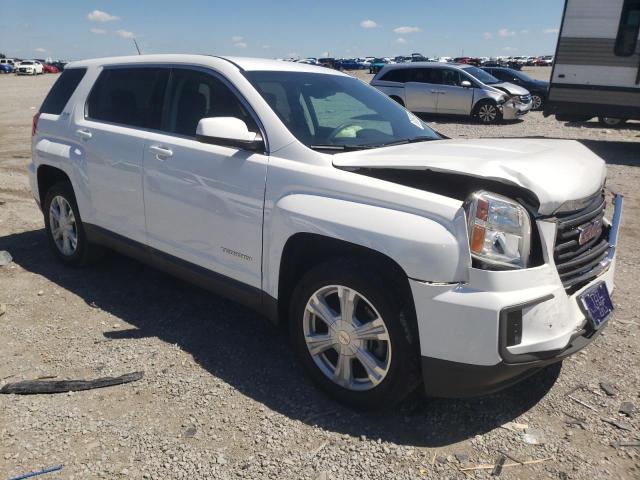 2GKALMEK0H6348465 - 2017 GMC TERRAIN SLE WHITE photo 4