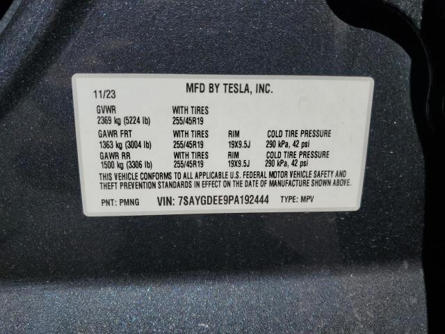 7SAYGDEE9PA192444 - 2023 TESLA MODEL Y 石墨色 照片 14