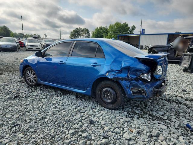 2T1BU4EE4AC372120 - 2010 TOYOTA COROLLA BASE BLUE photo 2
