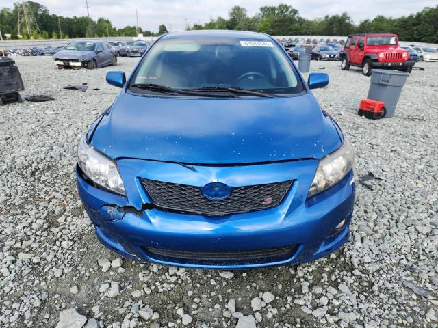 2T1BU4EE4AC372120 - 2010 TOYOTA COROLLA BASE BLUE photo 5