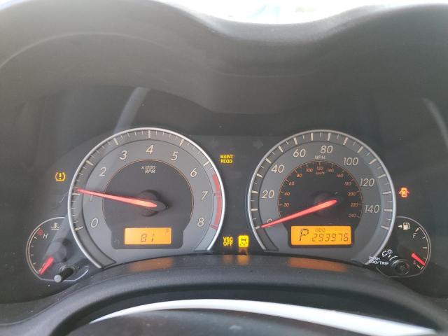 2T1BU4EE4AC372120 - 2010 TOYOTA COROLLA BASE BLUE photo 9