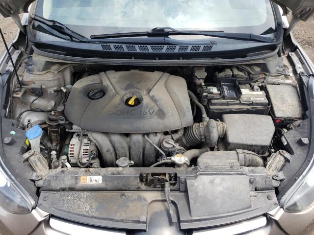 5NPDH4AE9GH794019 - 2016 HYUNDAI ELANTRA SE GRAY photo 11