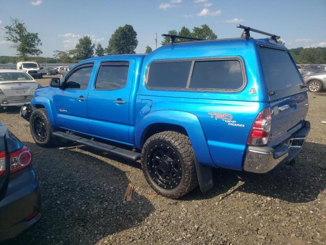 5TELU4EN8AZ680373 - 2010 TOYOTA TACOMA DOUBLE CAB BLUE photo 2