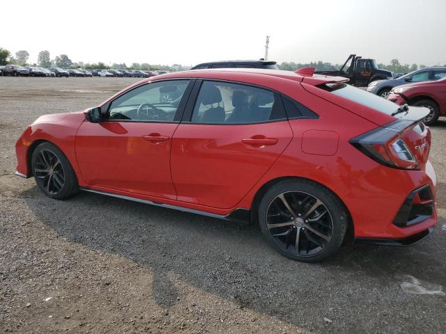 SHHFK7H90MU300482 - 2021 HONDA CIVIC SPORT TOURING RED photo 2