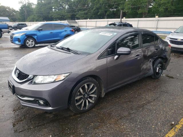 19XFB2F94FE051944 - 2015 HONDA CIVIC EXL GRAY photo 1