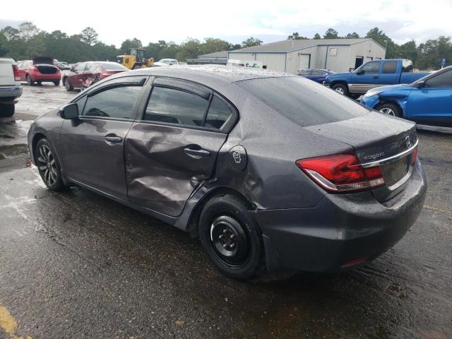 19XFB2F94FE051944 - 2015 HONDA CIVIC EXL GRAY photo 2