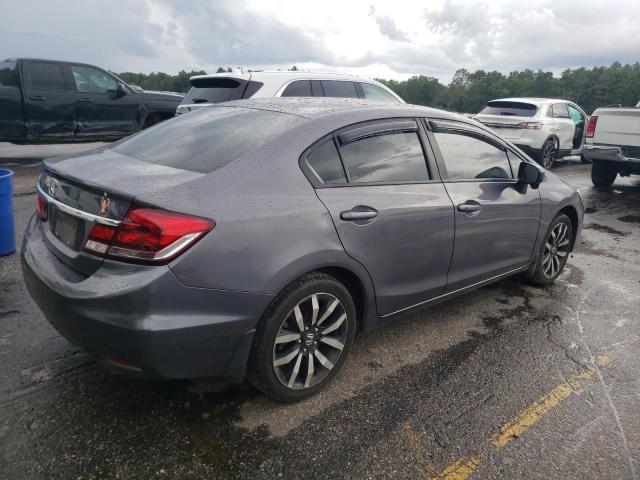 19XFB2F94FE051944 - 2015 HONDA CIVIC EXL GRAY photo 3