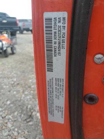 2C3CDZFJ1MH624157 - 2021 DODGE CHALLENGER R/T SCAT PACK ORANGE photo 12