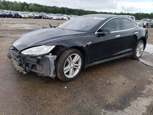 5YJSA1H13EFP33256 - 2014 TESLA MODEL S Schwarz Foto 1
