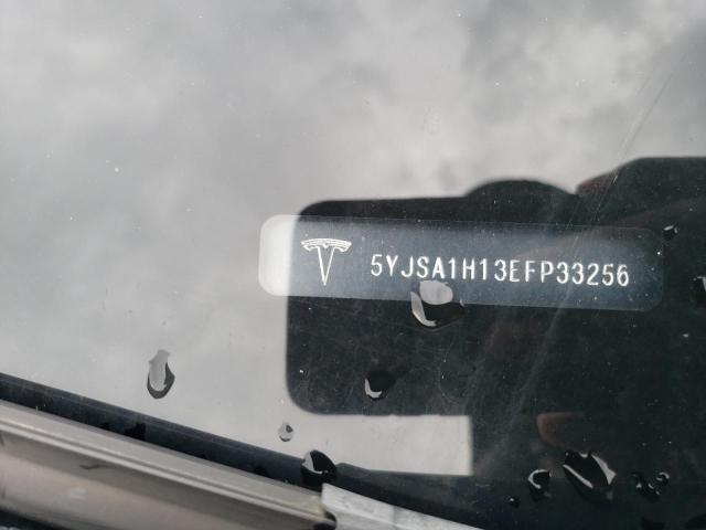 5YJSA1H13EFP33256 - 2014 TESLA MODEL S Schwarz Foto 12