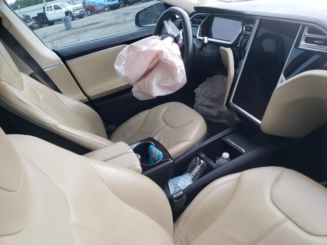 5YJSA1H13EFP33256 - 2014 TESLA MODEL S Schwarz Foto 8