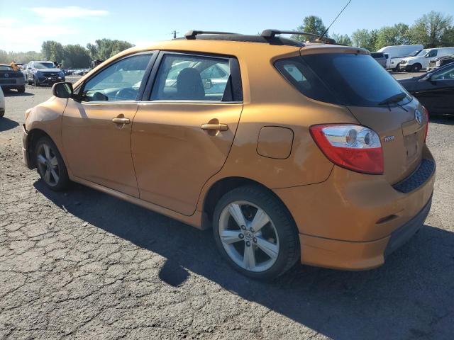 2T1LE40E99C003385 - 2009 TOYOTA COROLLA MA S ORANGE photo 2