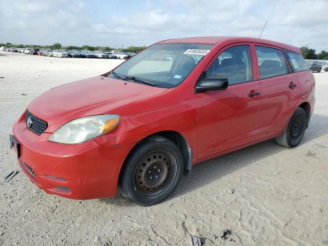 2T1KR32E93C028480 - 2003 TOYOTA COROLLA MA XR RED photo 1