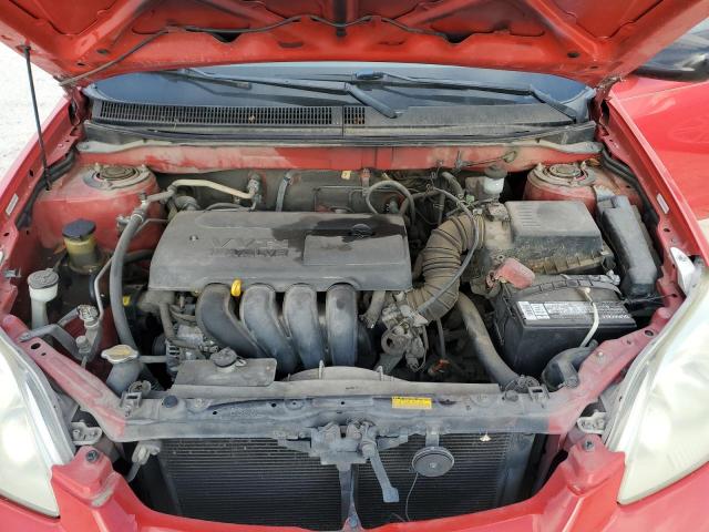 2T1KR32E93C028480 - 2003 TOYOTA COROLLA MA XR RED photo 11