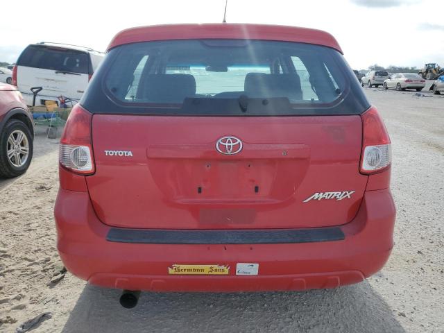 2T1KR32E93C028480 - 2003 TOYOTA COROLLA MA XR RED photo 6