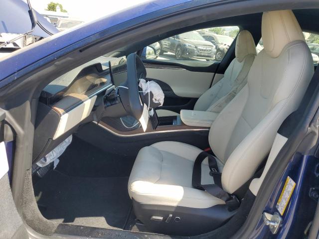 5YJSA1E58MF430625 - 2021 TESLA MODEL S ლურჯი ფოტო 7