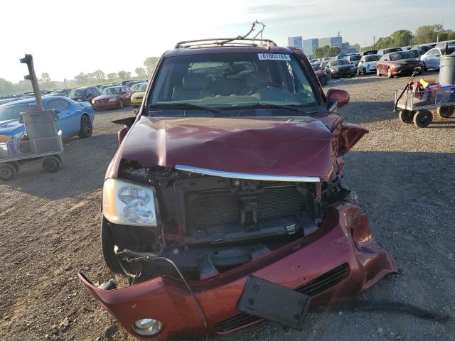 1GKET63M372278960 - 2007 GMC ENVOY DENALI RED photo 5