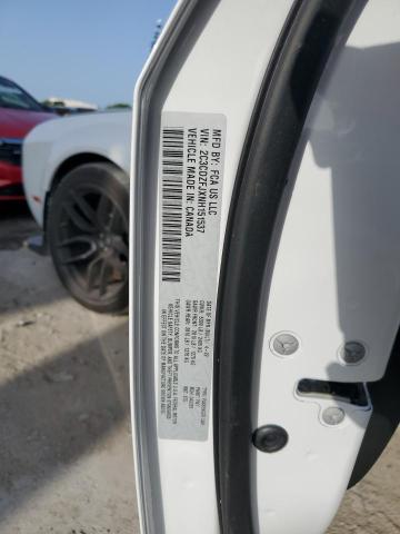 2C3CDZFJXNH151537 - 2022 DODGE CHALLENGER R/T SCAT PACK WHITE photo 12