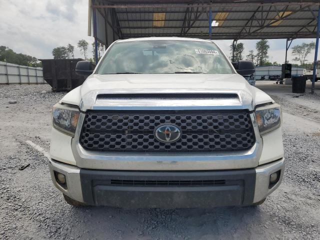 5TFUY5F12LX873929 - 2020 TOYOTA TUNDRA DOUBLE CAB SR/SR5 WHITE photo 5