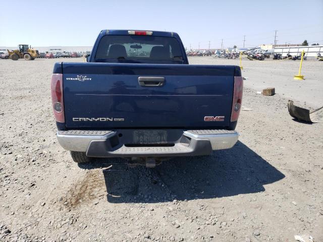 1GTDT196748118818 - 2004 GMC CANYON BLUE photo 6