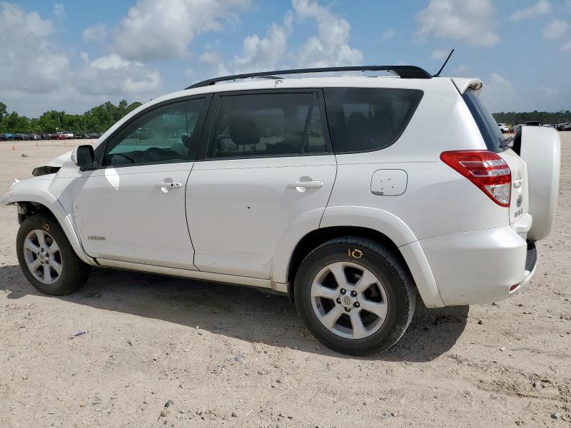 2T3YK4DV2CW017456 - 2012 TOYOTA RAV4 LIMITED WHITE photo 2