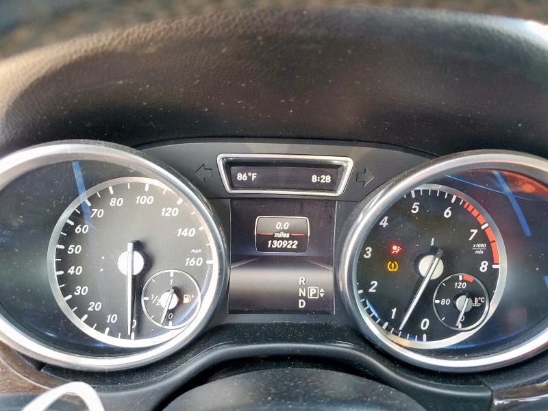 4JGDA5HB7FA503637 - 2015 MERCEDES-BENZ ML 350 4MATIC WHITE photo 9