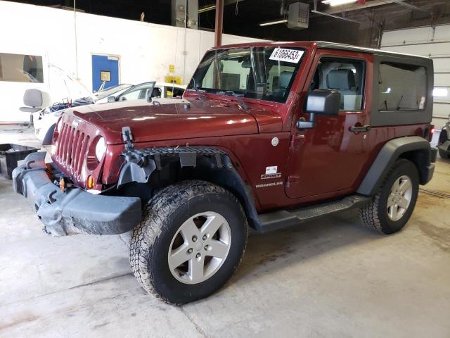 1J4AA2D10AL102974 - 2010 JEEP WRANGLER SPORT RED photo 1