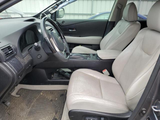 2T2BC1BA2FC004556 - 2015 LEXUS RX 450H GRAY photo 7