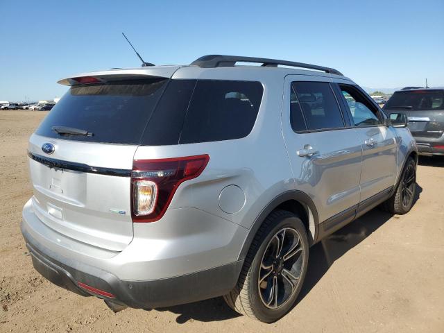 1FM5K8GT4FGB18840 - 2015 FORD EXPLORER SPORT SILVER photo 3