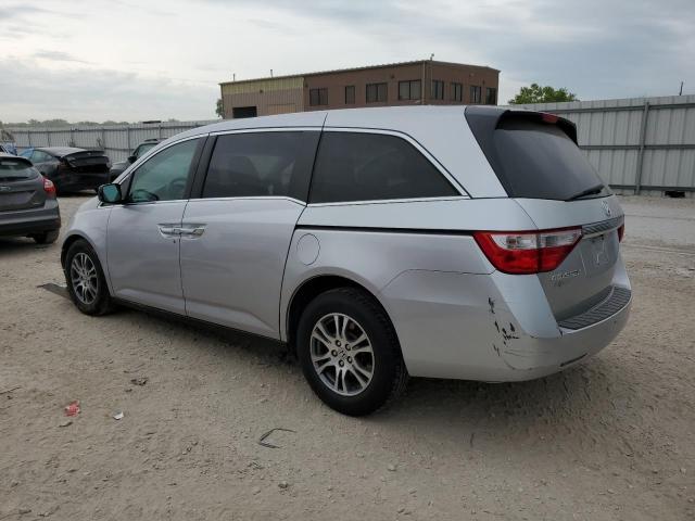 5FNRL5H40DB051556 - 2013 HONDA ODYSSEY EX ვერცხლისფერი ფოტო 2