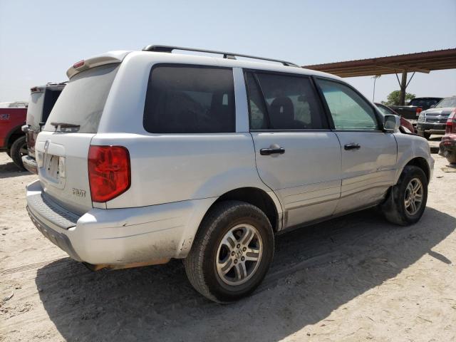 2HKYF18514H546290 - 2004 HONDA PILOT EXL SILVER photo 3