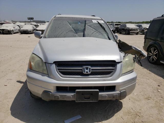 2HKYF18514H546290 - 2004 HONDA PILOT EXL SILVER photo 5