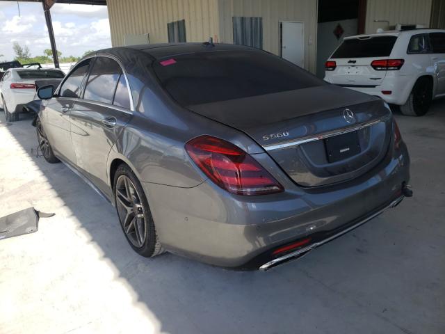 WDDUG8DB7JA367163 - 2018 MERCEDES-BENZ S 560 CHARCOAL photo 3