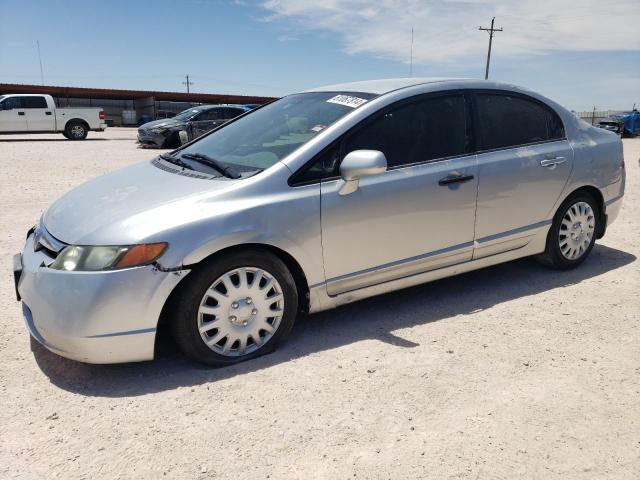 1HGFA16526L118348 - 2006 HONDA CIVIC LX SILVER photo 1