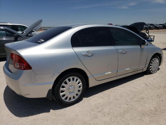 1HGFA16526L118348 - 2006 HONDA CIVIC LX SILVER photo 3