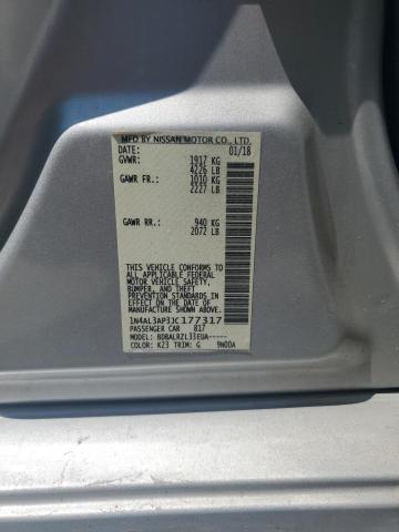 1N4AL3AP3JC177317 - 2018 NISSAN ALTIMA 2.5 Күміс фото 12