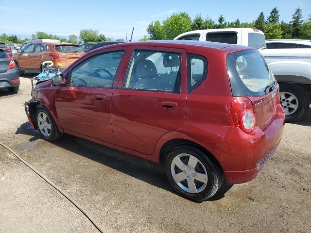 3G1TC6DG7BL118673 - 2011 CHEVROLET AVEO LT MAROON photo 2
