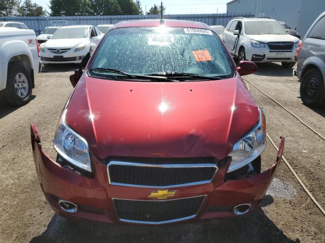 3G1TC6DG7BL118673 - 2011 CHEVROLET AVEO LT MAROON photo 5