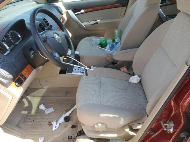 3G1TC6DG7BL118673 - 2011 CHEVROLET AVEO LT MAROON photo 7