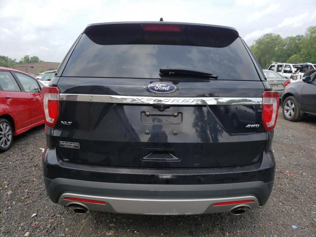 1FM5K8D87GGB48545 - 2016 FORD EXPLORER XLT BLACK photo 6