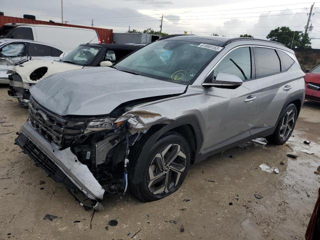 5NMJE3AE4NH141890 - 2022 HYUNDAI TUCSON LIMITED GRAY photo 1